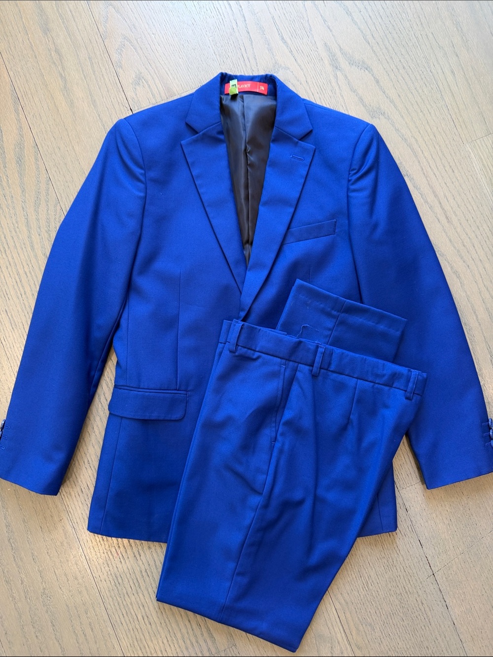 Boys' Electric Blue Two-Piece Suit Jacket & Pants - Kids Matching Set